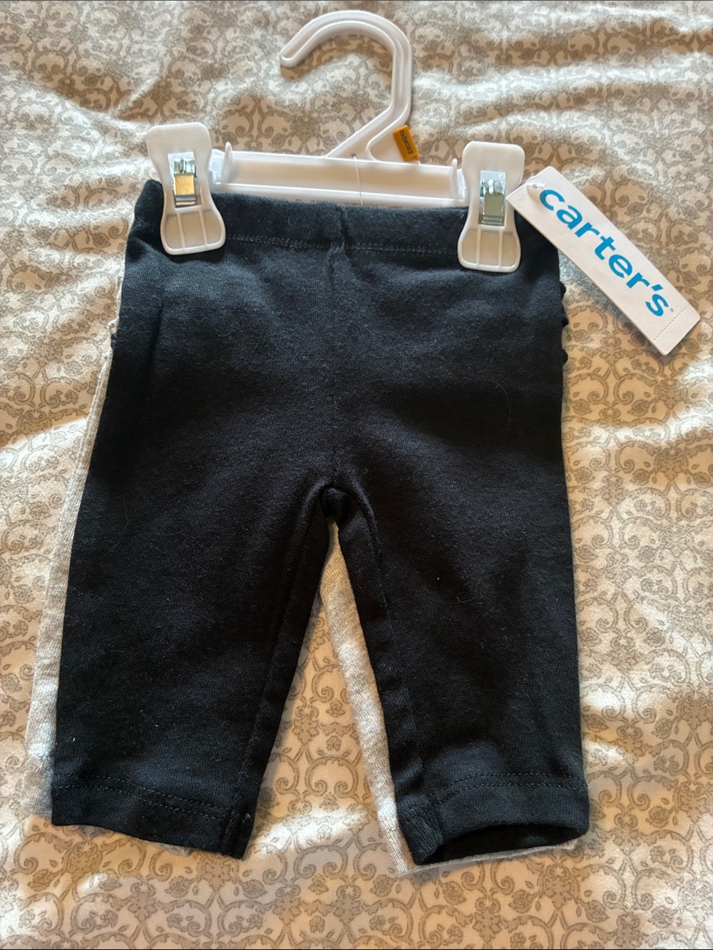 Carter's 2 pack newborn Baby Leggings - Stretch Knit Kids Bottoms